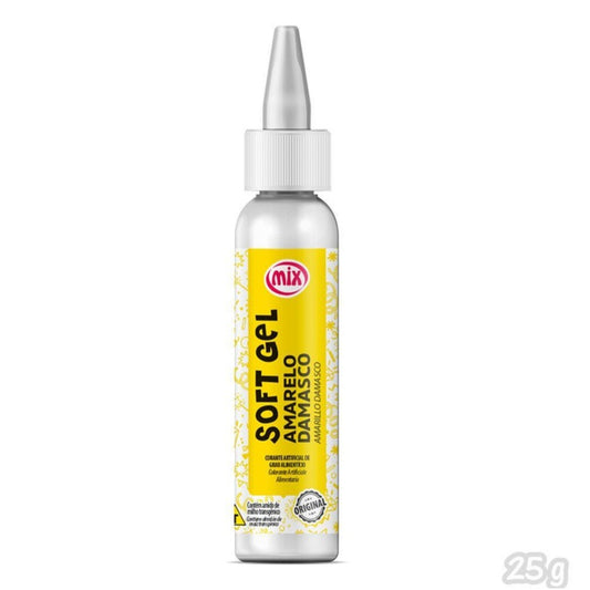 Corante Soft Gel Amarelo Damasco 25g MIX